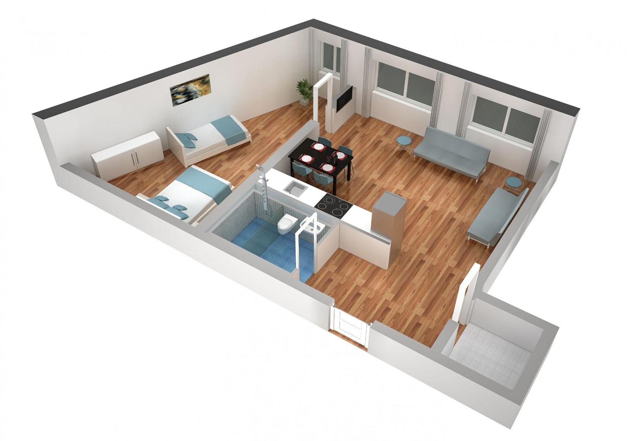 בזל Hitrental Messe Apartments מראה חיצוני תמונה